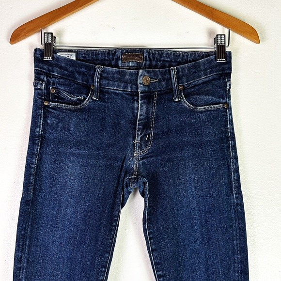 Mother The Looker Skinny Jeans in Forever and a Day Dark Wash Stretch Women's 26 - Picture 3 of 13